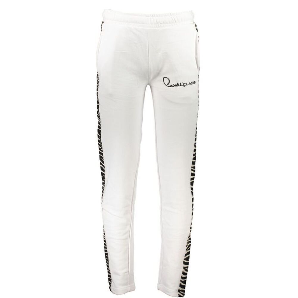 Cavalli Class White Cotton Men's Men's Sweatpant